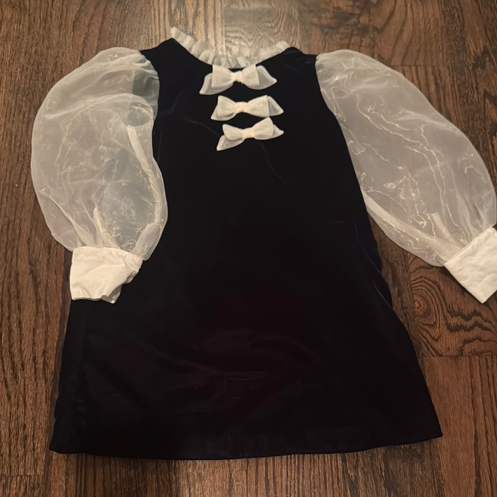 Janie and Jack Navy and White Formal Dress